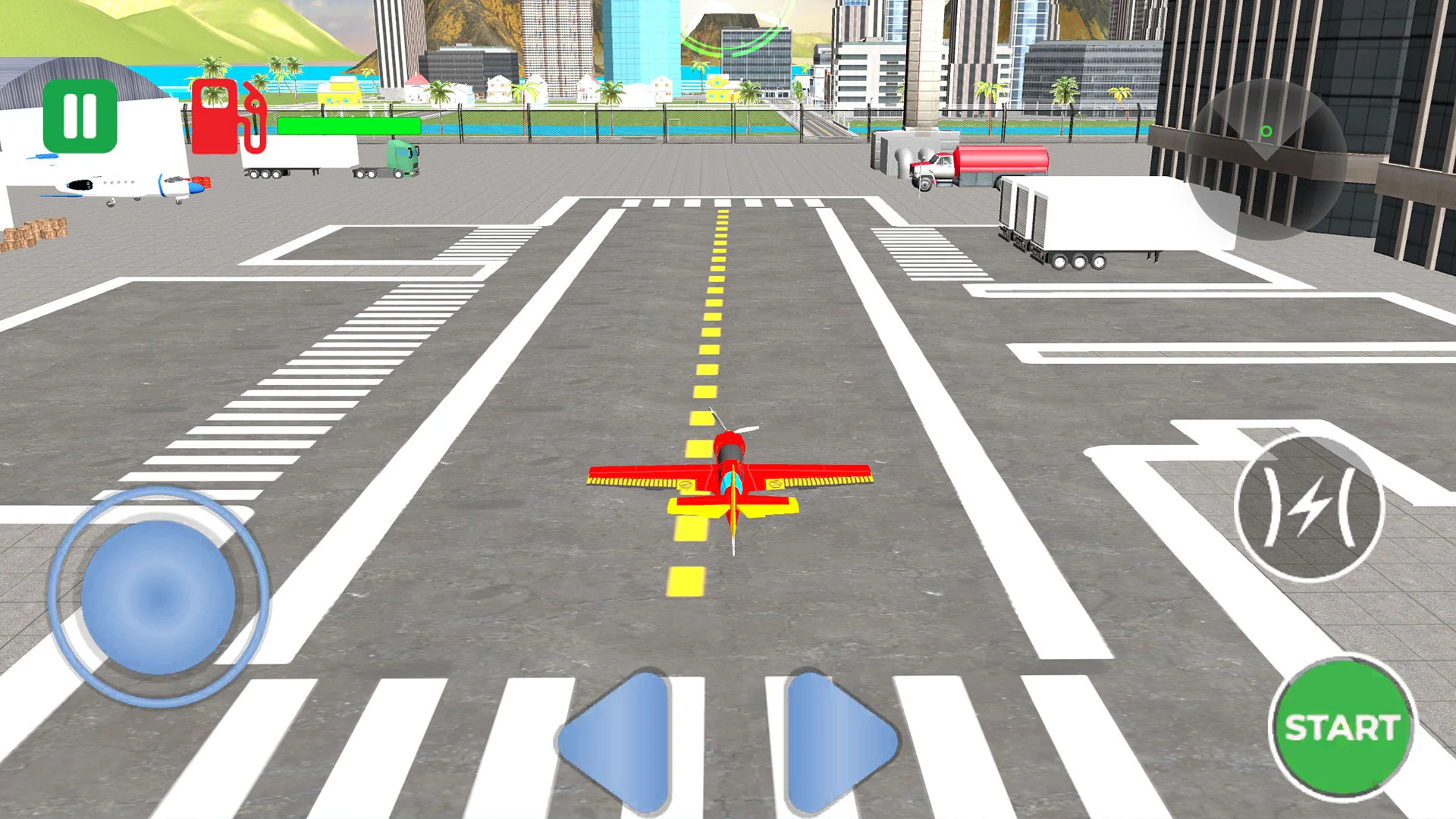 Passenger Plane Fast Flying 3D