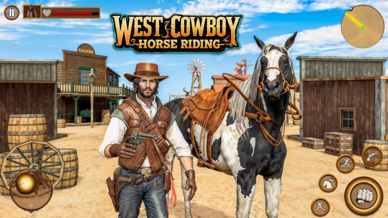 West Cowboy Horse Riding 3D